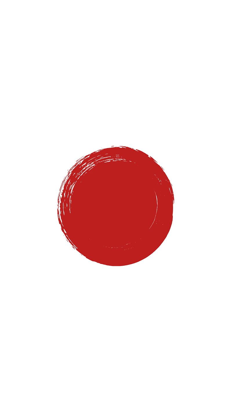 800x1422 Japanese flag, flag, japan, peace, red, sun, white, HD phone wallpaper