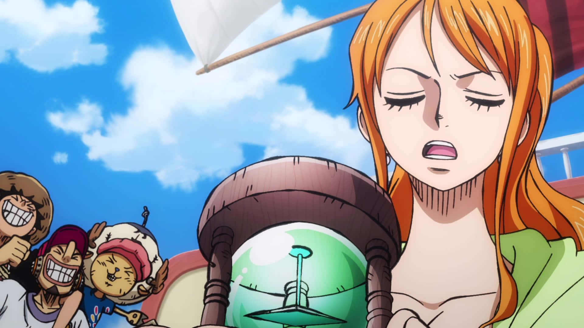 1920x1080 Download Celebrate the Thrills of One Piece Stampede Wallpaper
