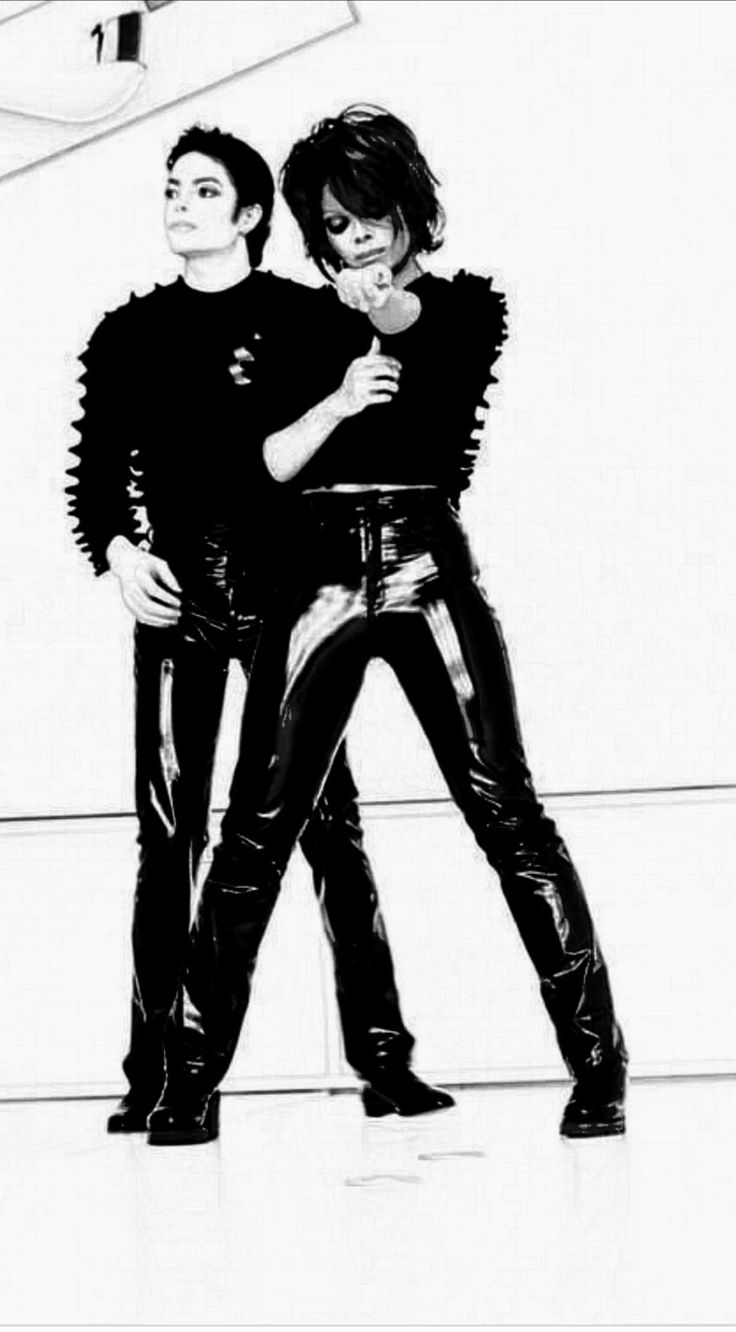 736x1332 Michael❤& Janet Jackson scream