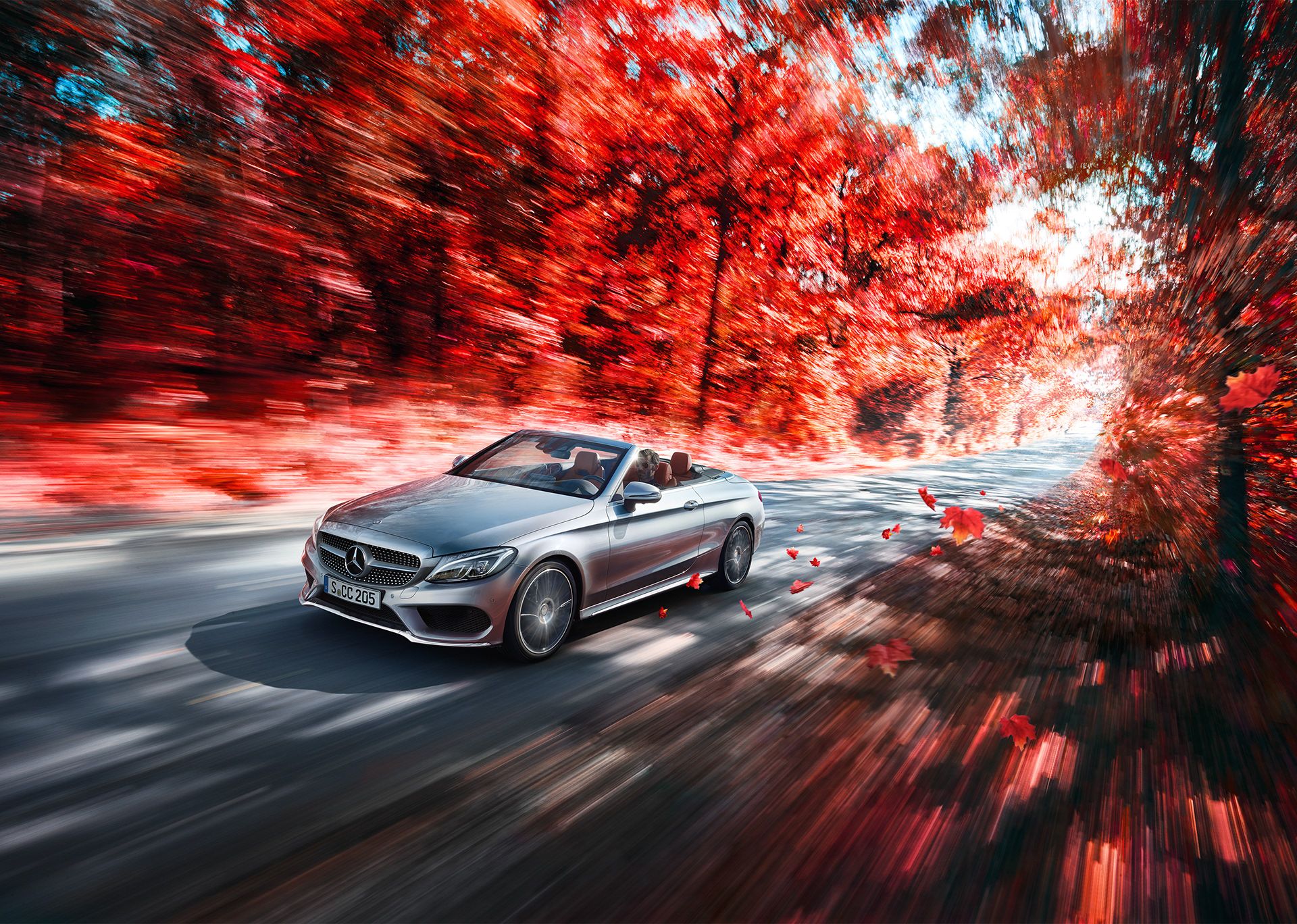 1920x1368 Mercedes Benz C Class Convertible Brochure & Campaign (7). Image - Behance