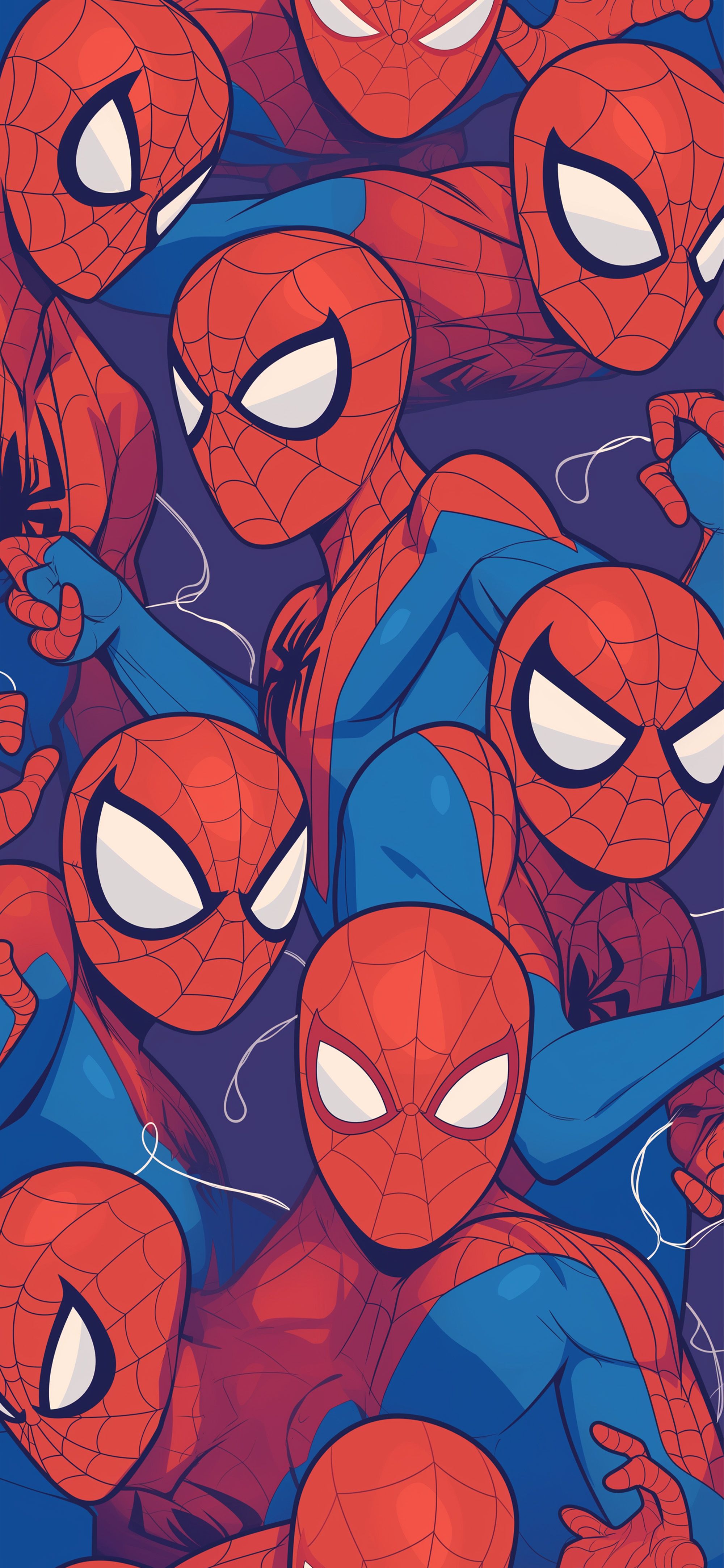 2000x4329 Spider Man Cartoon Icon Pattern Wallpaper Wallpaper HD