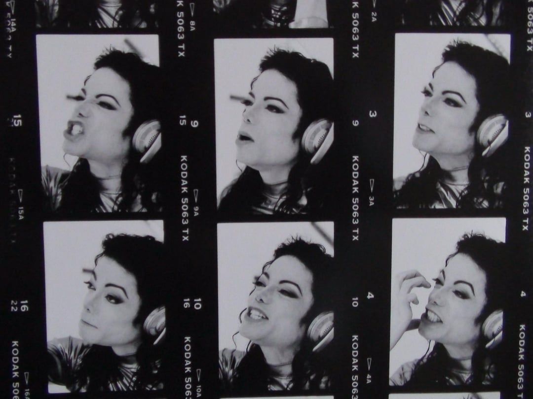 1080x810 Some negs from the Scream video by set photographer Steven Paul Whitsitt