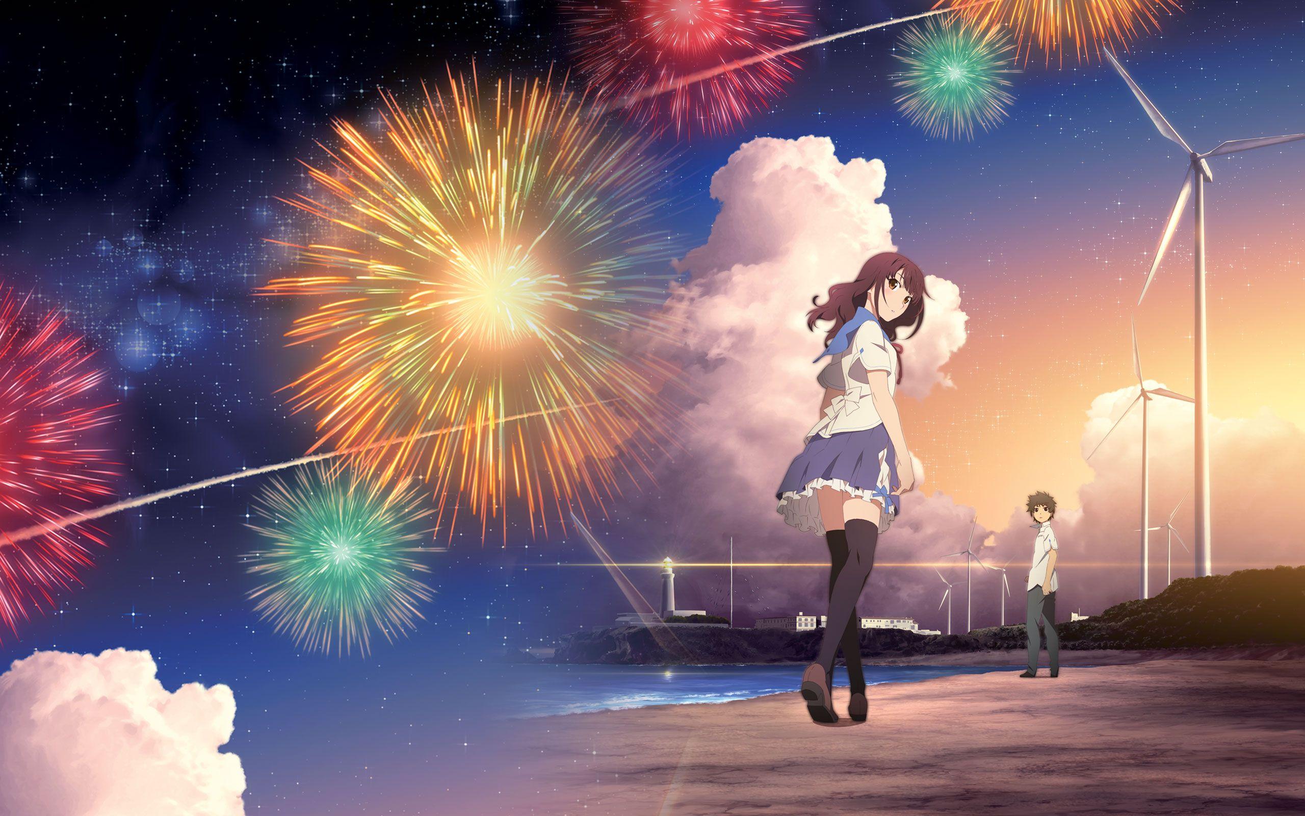 2560x1600 Free photo: Fireworks, Boom, City