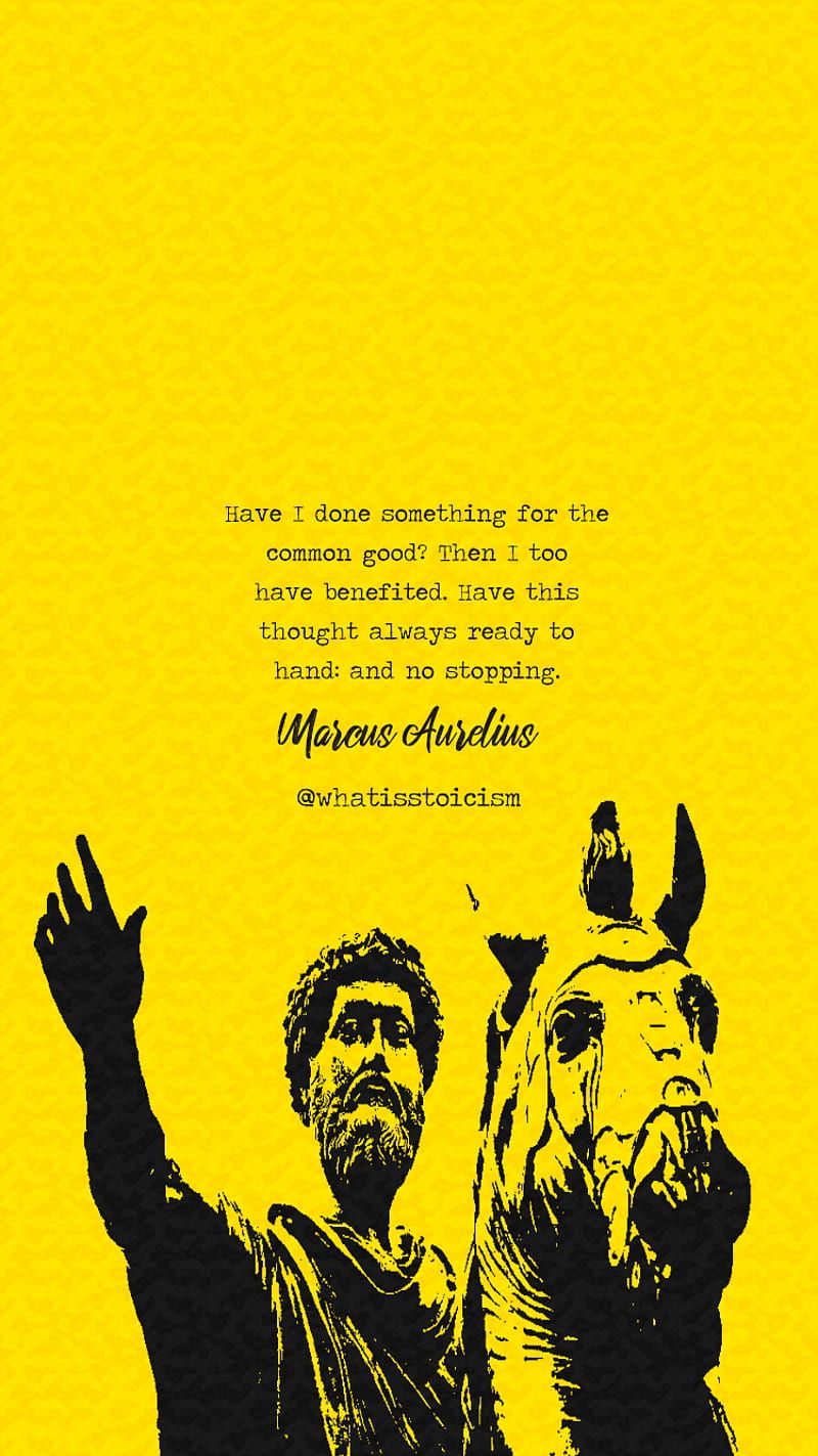 800x1423 Marcus Aurelius, marcusaurelius, philosophy, quotes, stoic, stoicism, yellow, HD phone wallpaper