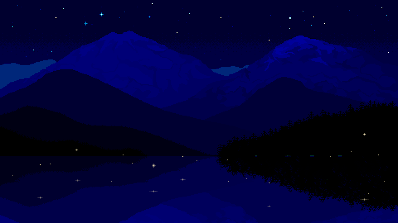 1280x720 Night flight of fireflies