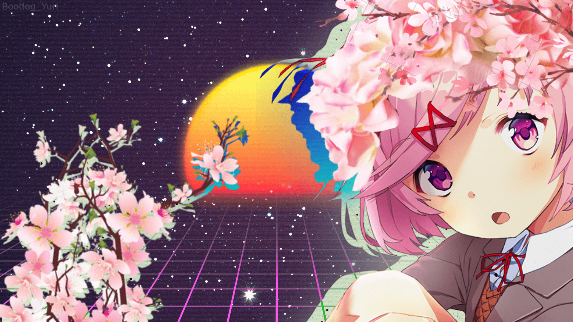 1920x1080 Natsuki DDLC Wallpaper