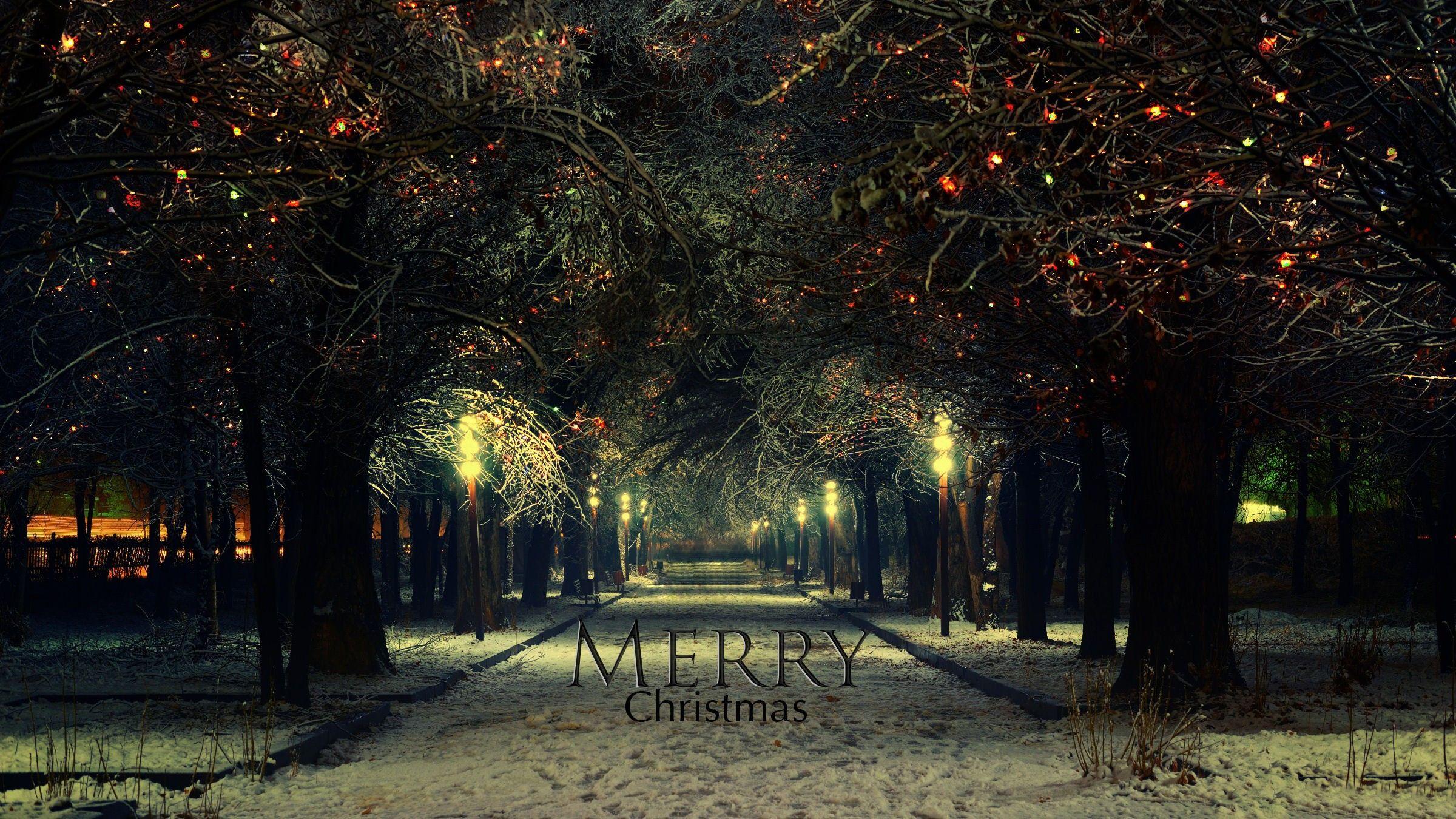 2400x1350 Winter: Snow Christmas December Merry Occasion Holiday Winter