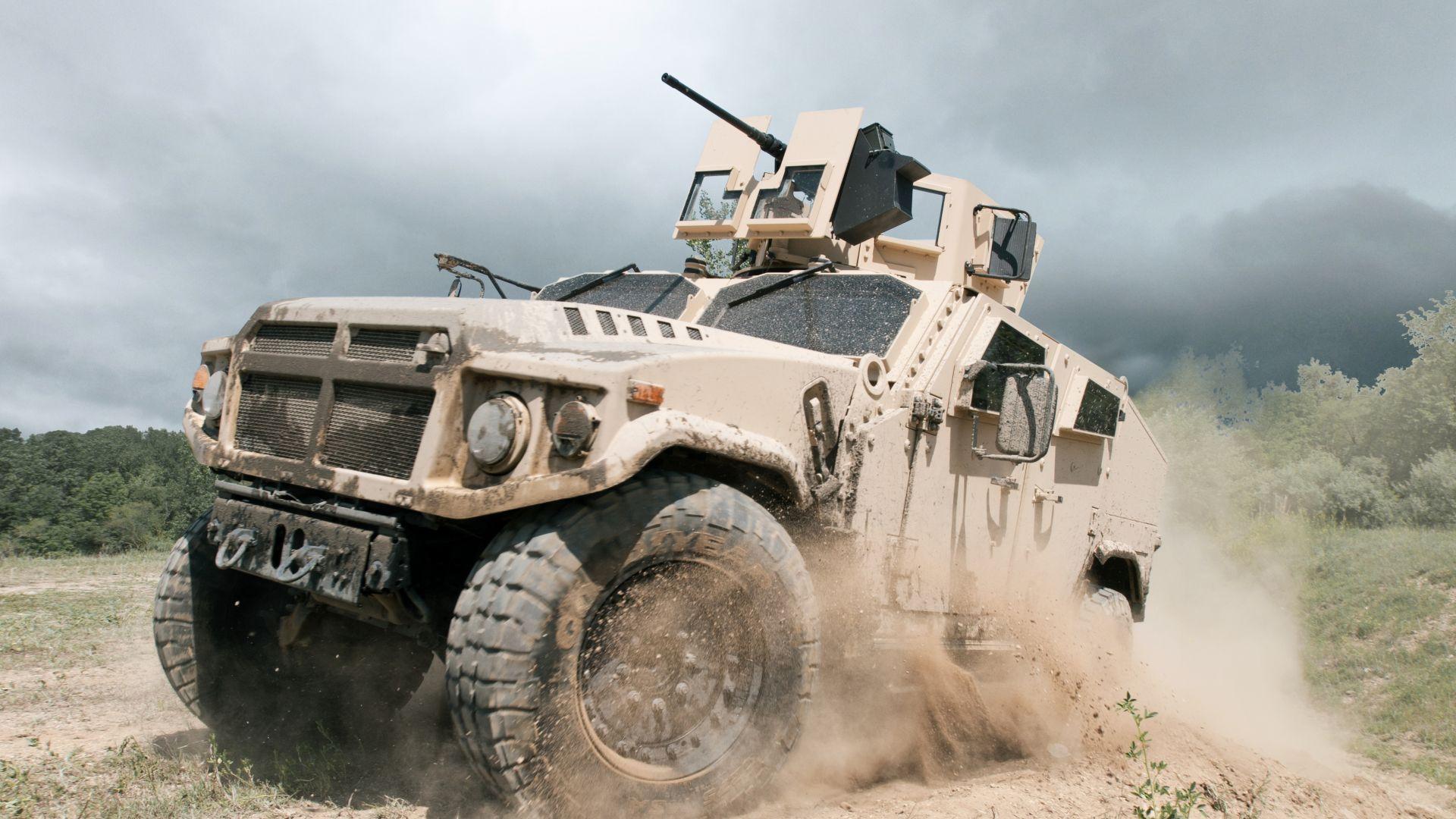 1920x1080 Wallpaper AM General BRV O Prototype, Vehicle, U.S. Army, Military