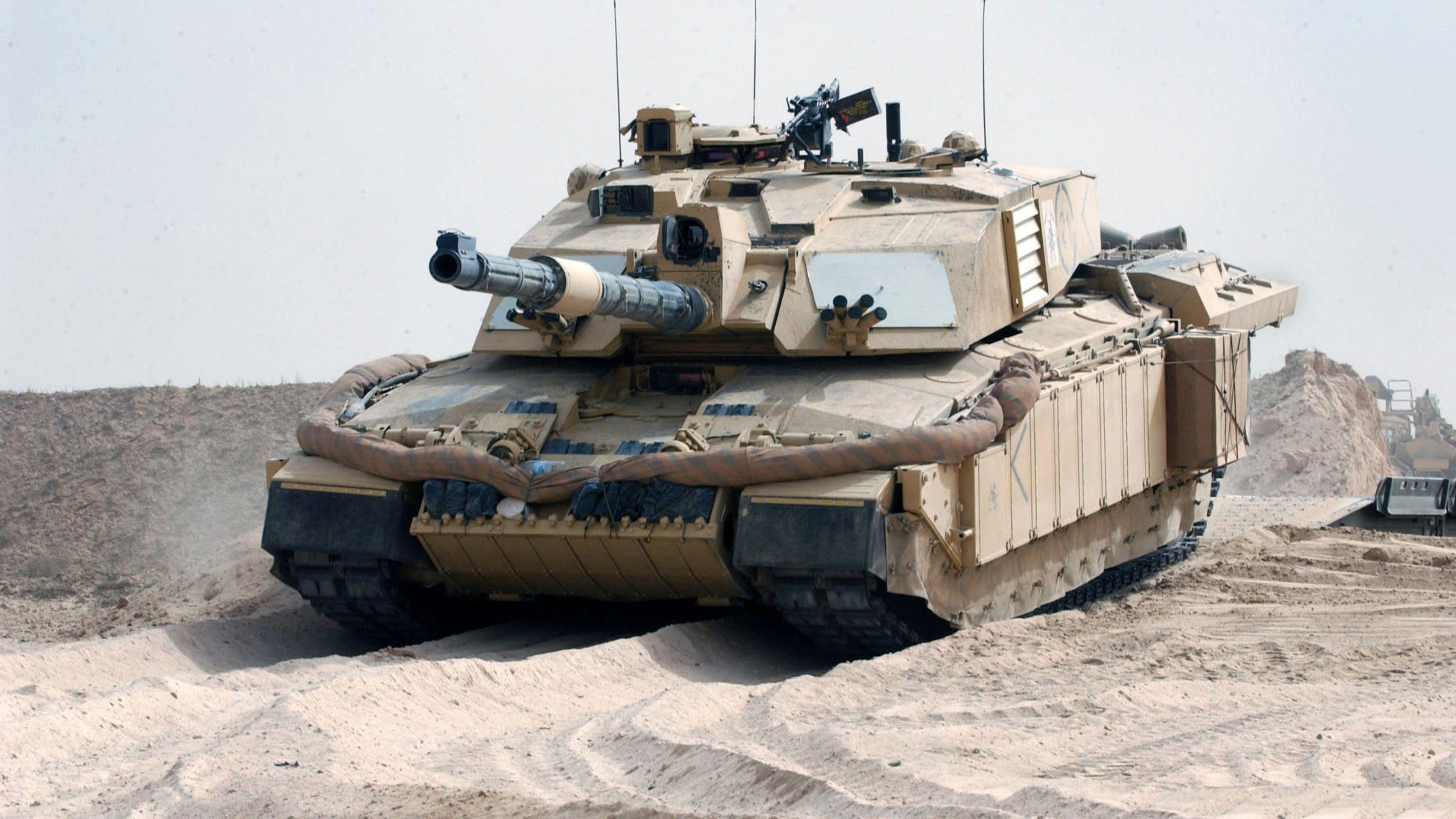 3840x2160 Wallpaper Challenger FV MBT, tank, British Army, United Kingdom, armoured, desert, Military