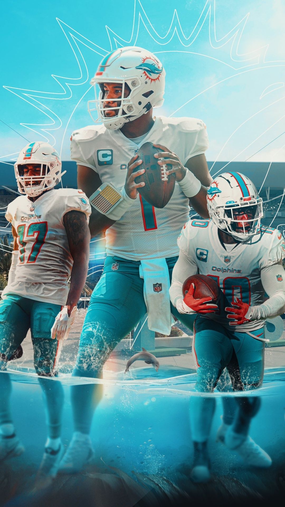 1080x1920 Miami Dolphins Wallpaper, HD Miami Dolphins Background on WallpaperBat