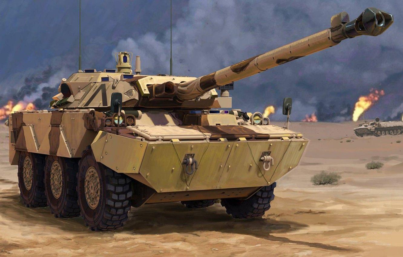 1332x850 Wallpaper France, Tank Fighter, Gulf War, AMX 10RC, French Heavy