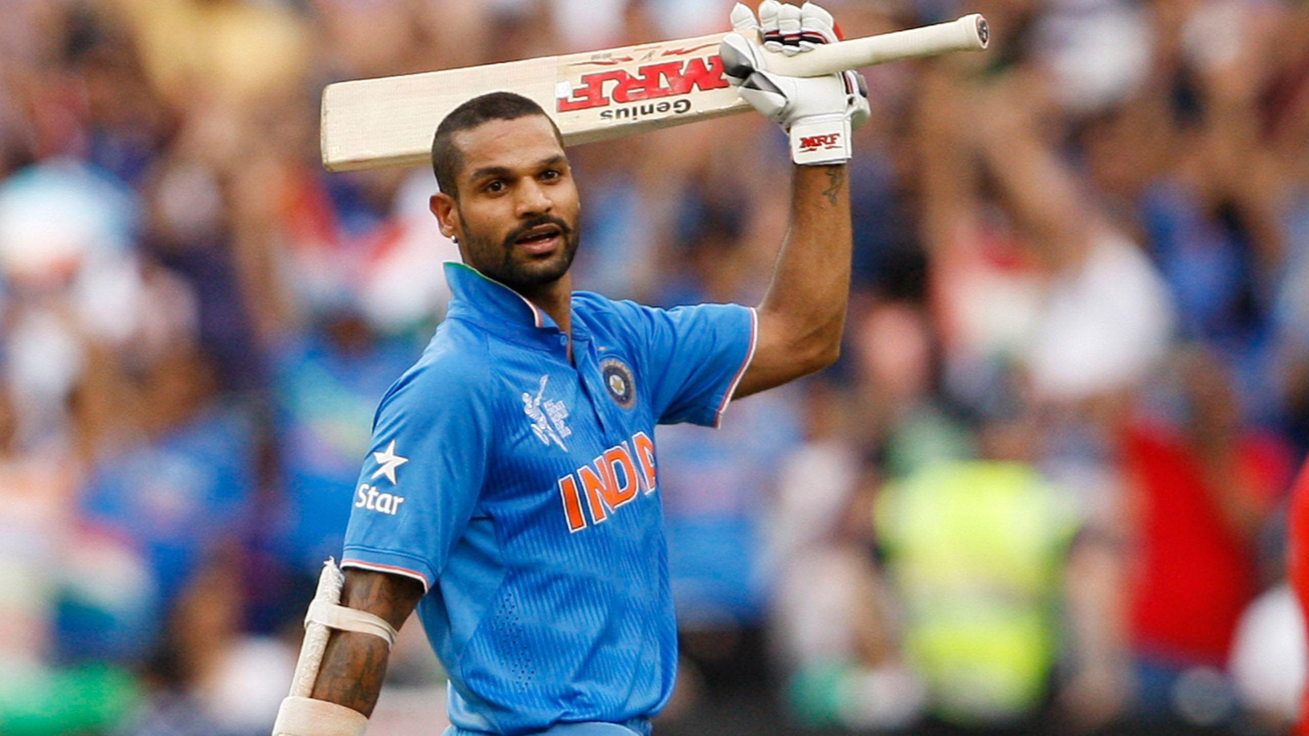 2560x1440 Shikhar Dhawan Wallpaper