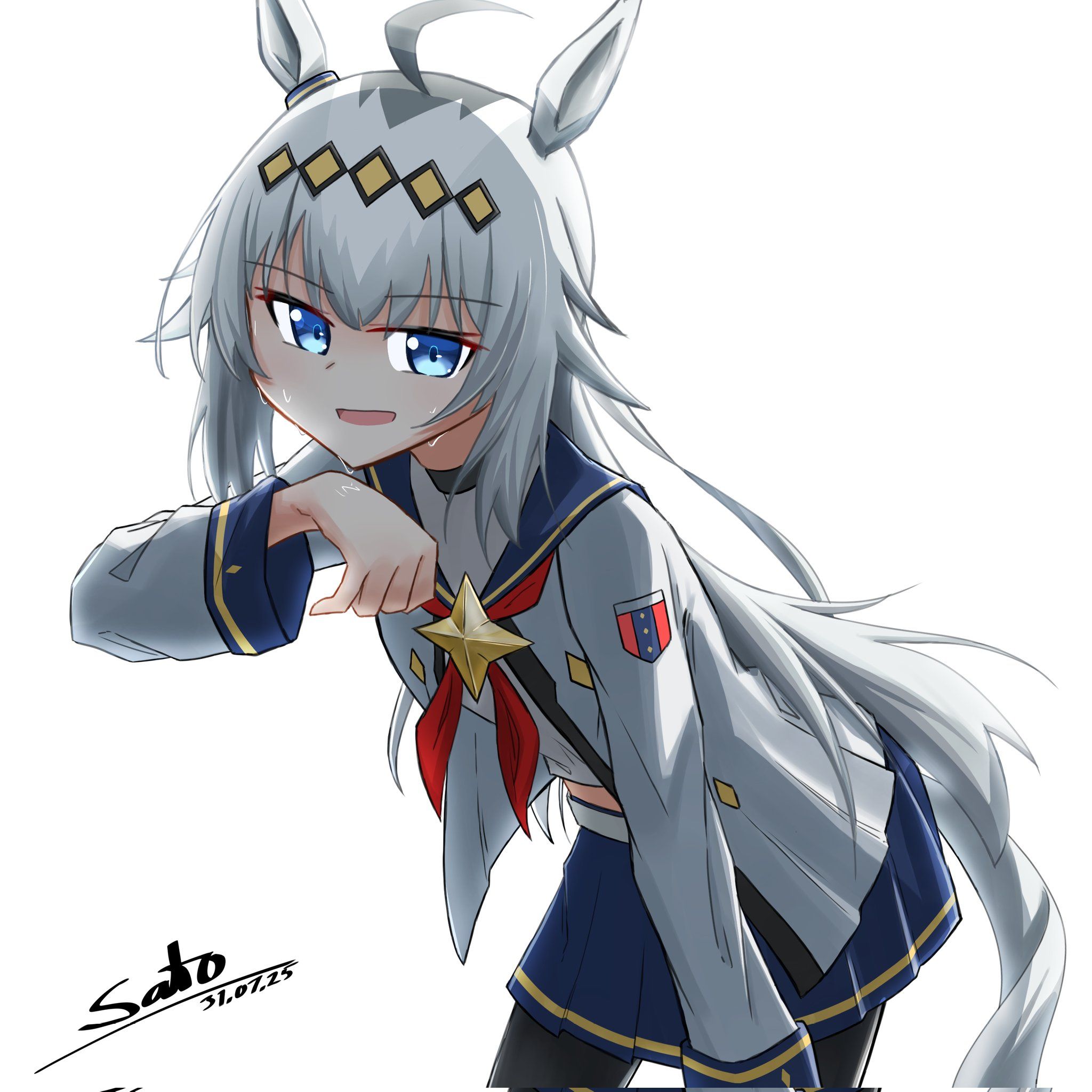 2048x2048 Sato44_ on X: Late post of Oguri Cap fanart #oguricap #umamusumefanart / X