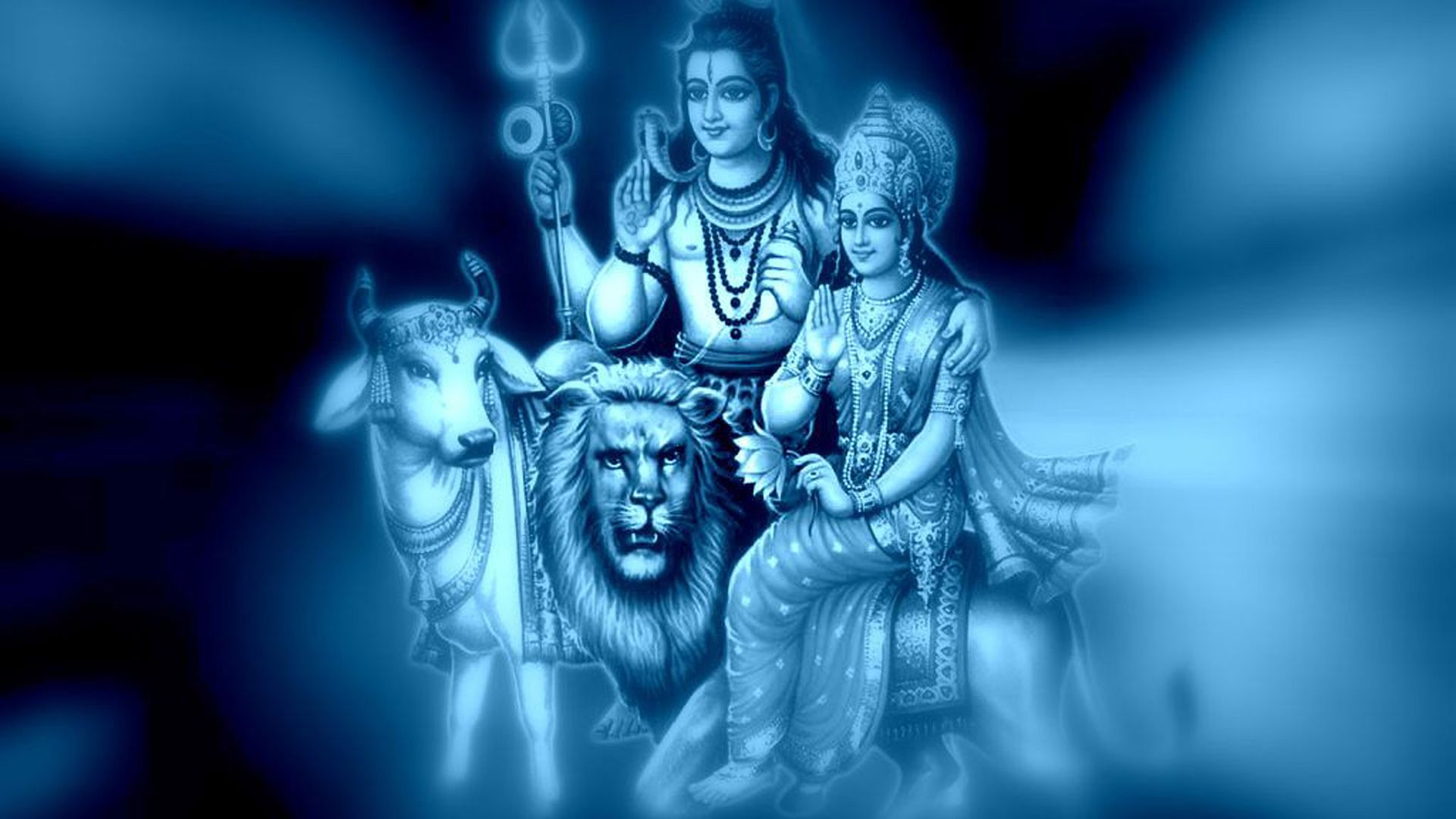 1920x1080 Lord Shiva And Parvati HD Mahadev Wallpaper