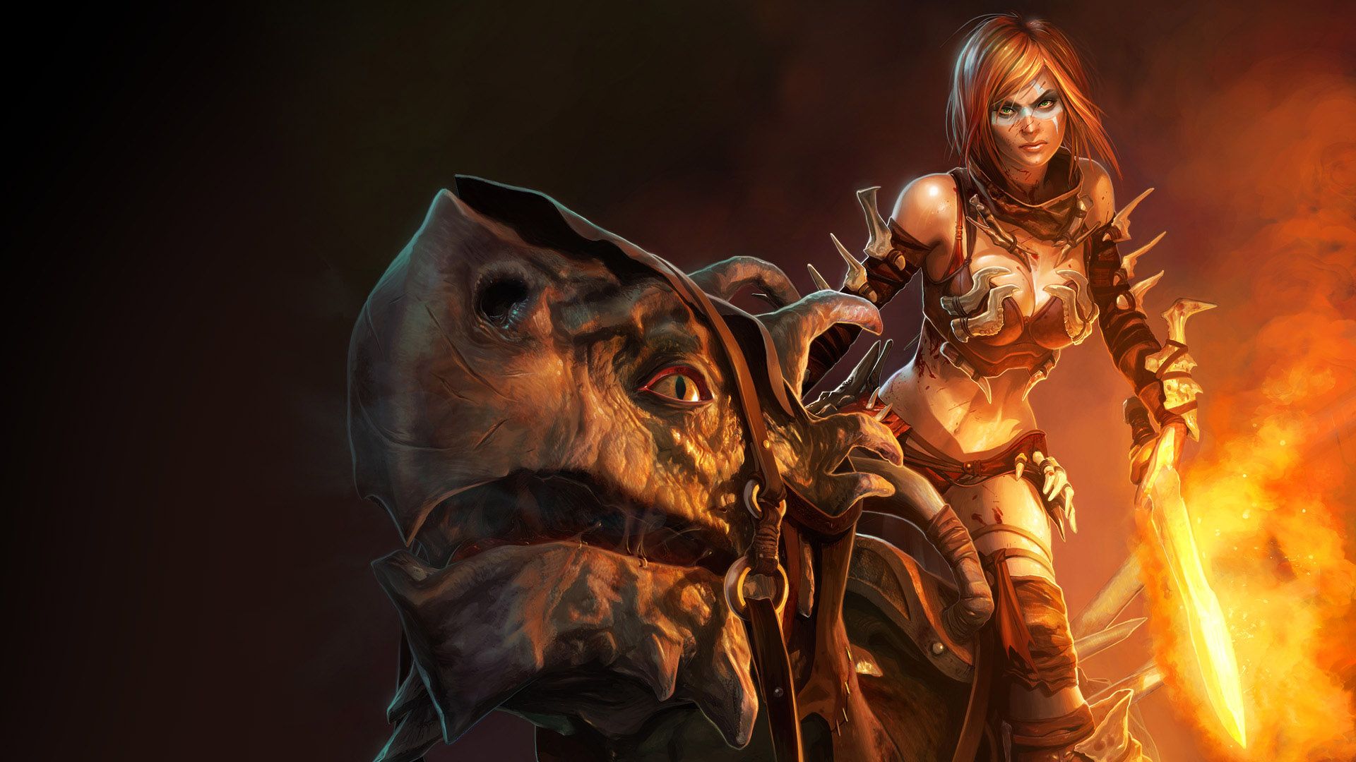 1920x1080 Phone wallpaper: Video Game, Golden Axe, Tyris Flare, Woman Warrior 162101