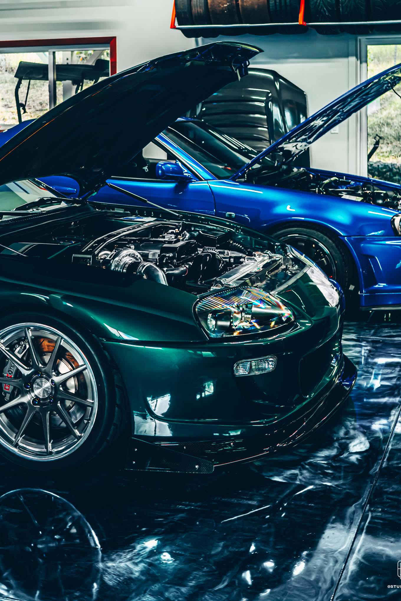 1360x2040 Dream Garage Mk4 Supra & R34 Gtr [1360x2040]