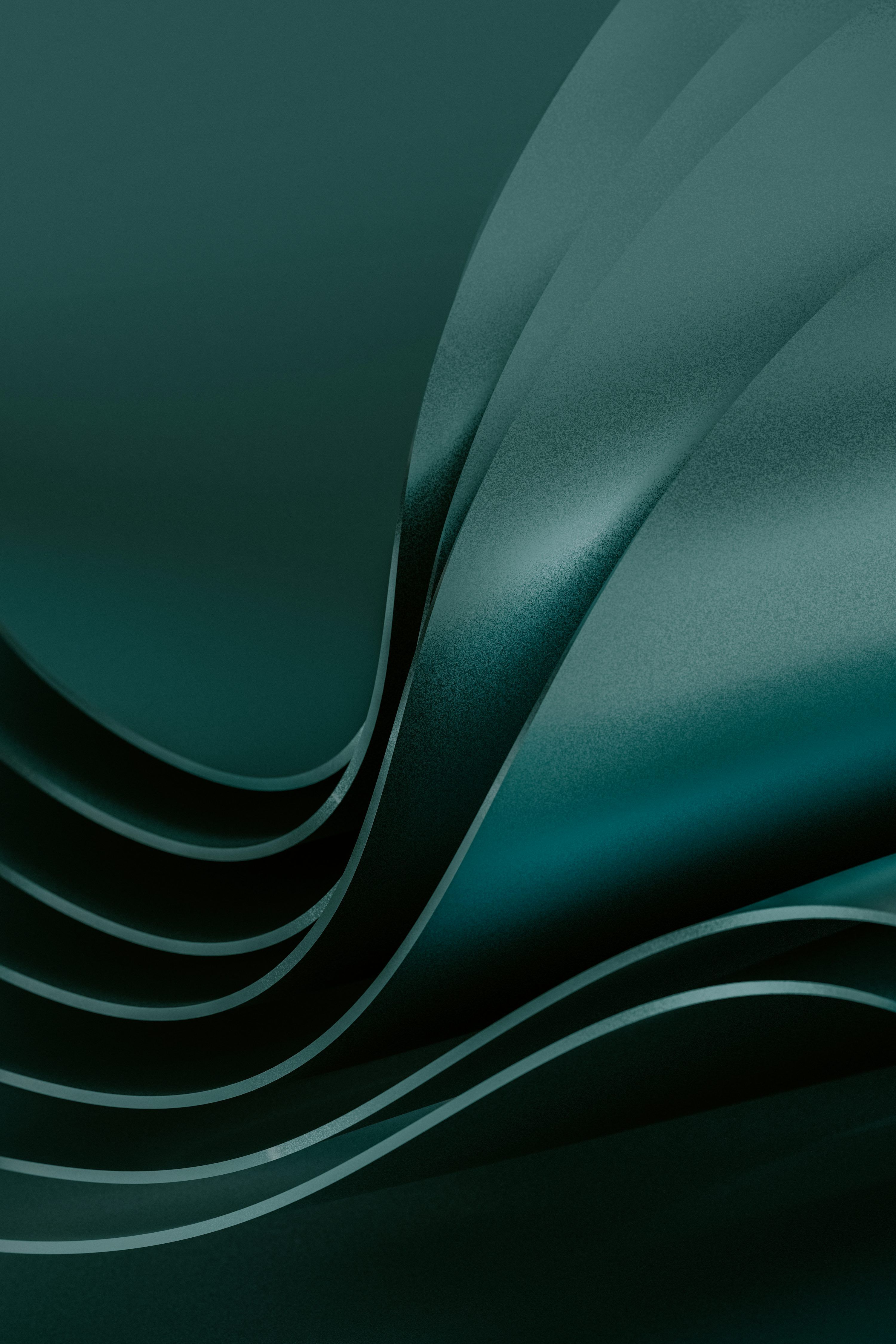 3000x4500 A close up of a green background with wavy lines photo