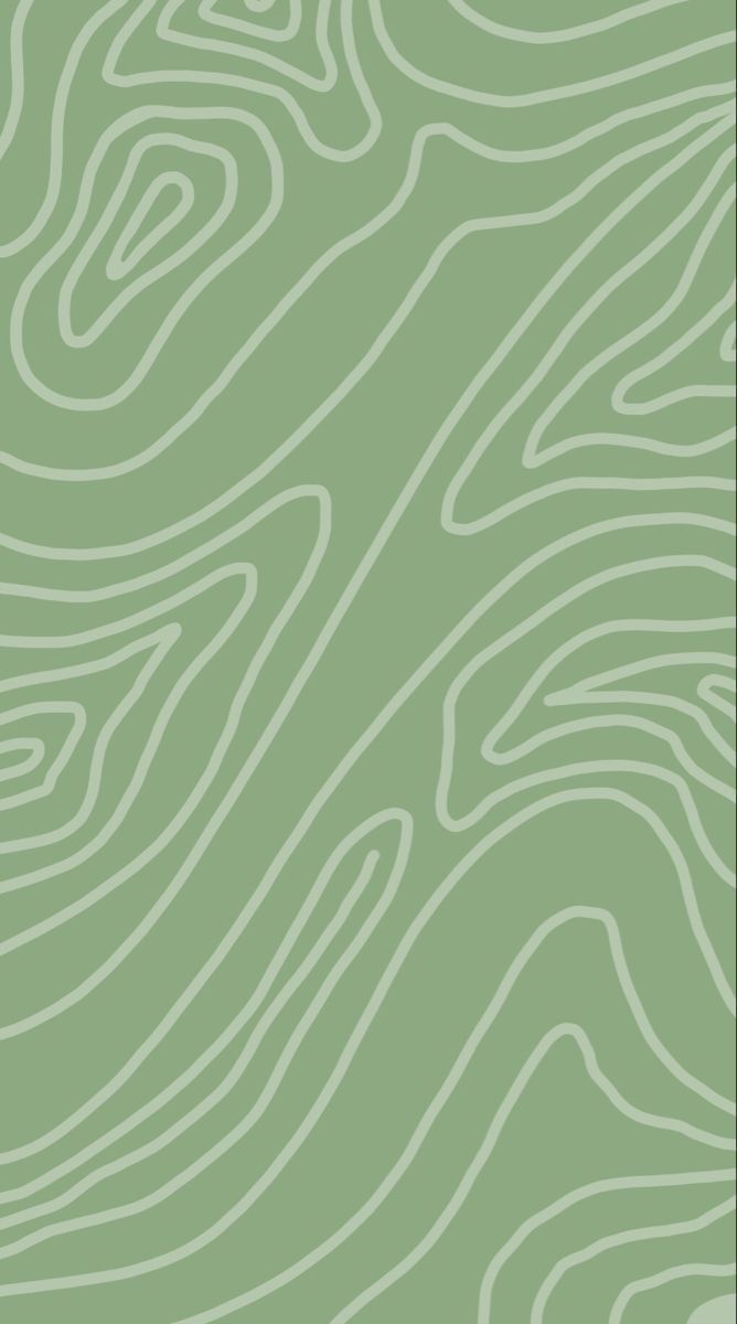 668x1200 Abstract Green Wavy Lines Wallpaper