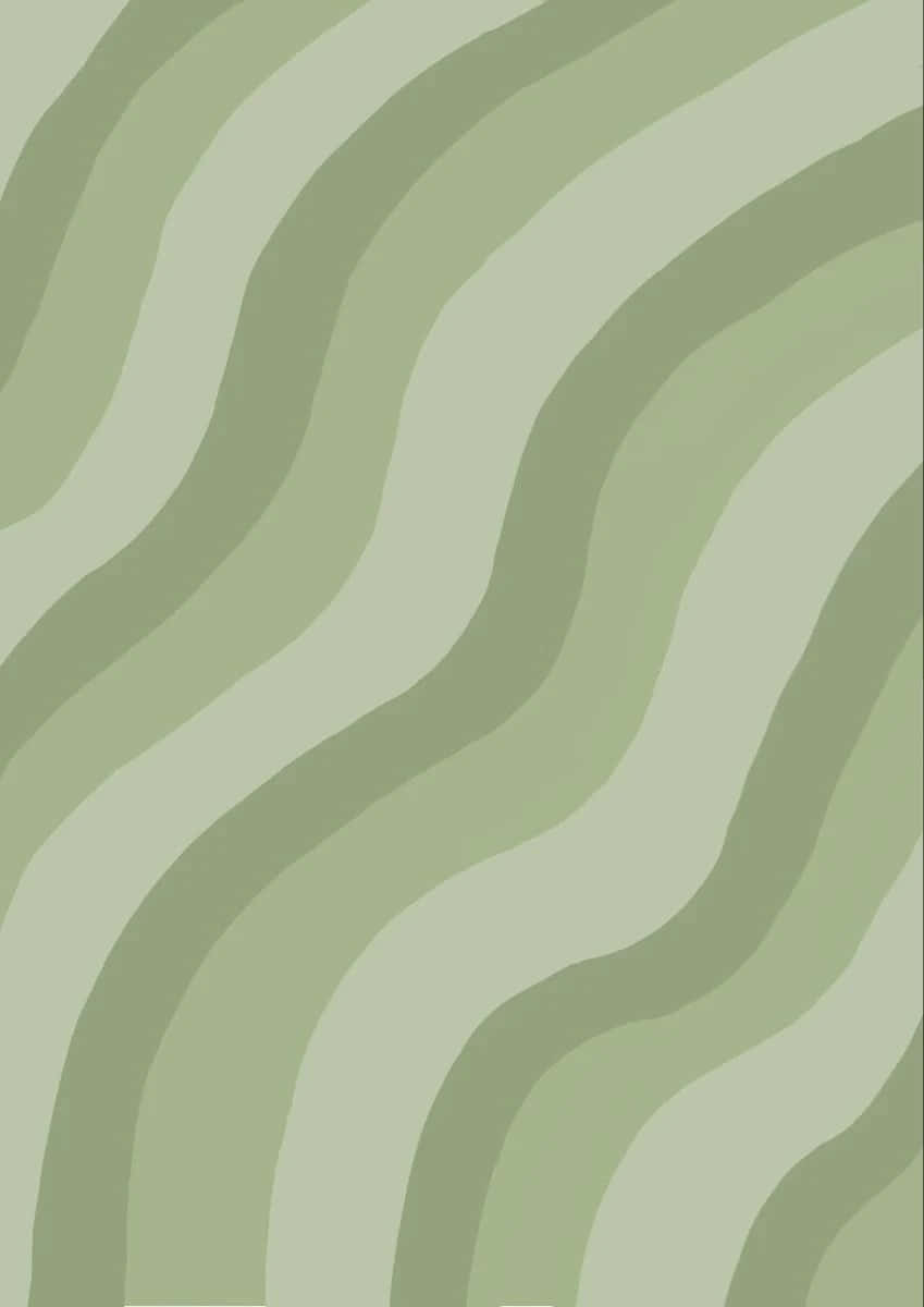 849x1200 Download Abstract Green Wavy Pattern Wallpaper