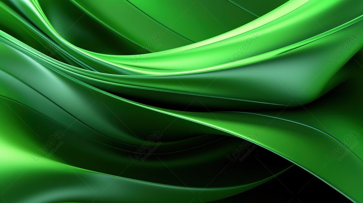 1200x673 Mesmerizing 3D Green Wavy Twists: Abstract Wallpaper For A Captivating Background, Abstract, Wavy Shapes, Wallpaper Image And Picture For Free Download