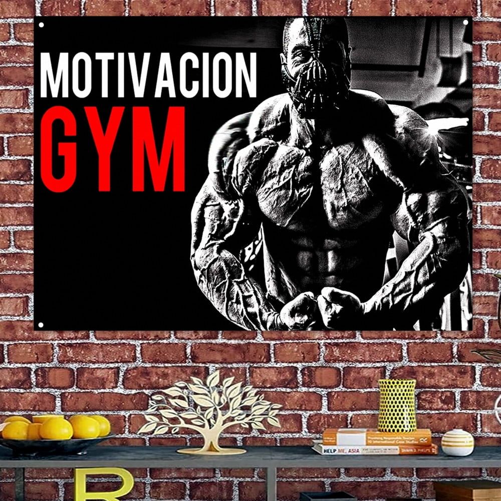 1000x1000 No pain no gain motivacion Motivated During Your Workout with this Inspirational Fitness Wall Hanging Poster Art Banner & Flag Perfect for Gym, Office or Room Wall 38