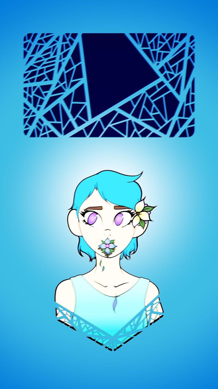 850x1511 I made an iPhone of Tari from Glitch Production's, Meta Runner HD phone wallpaper