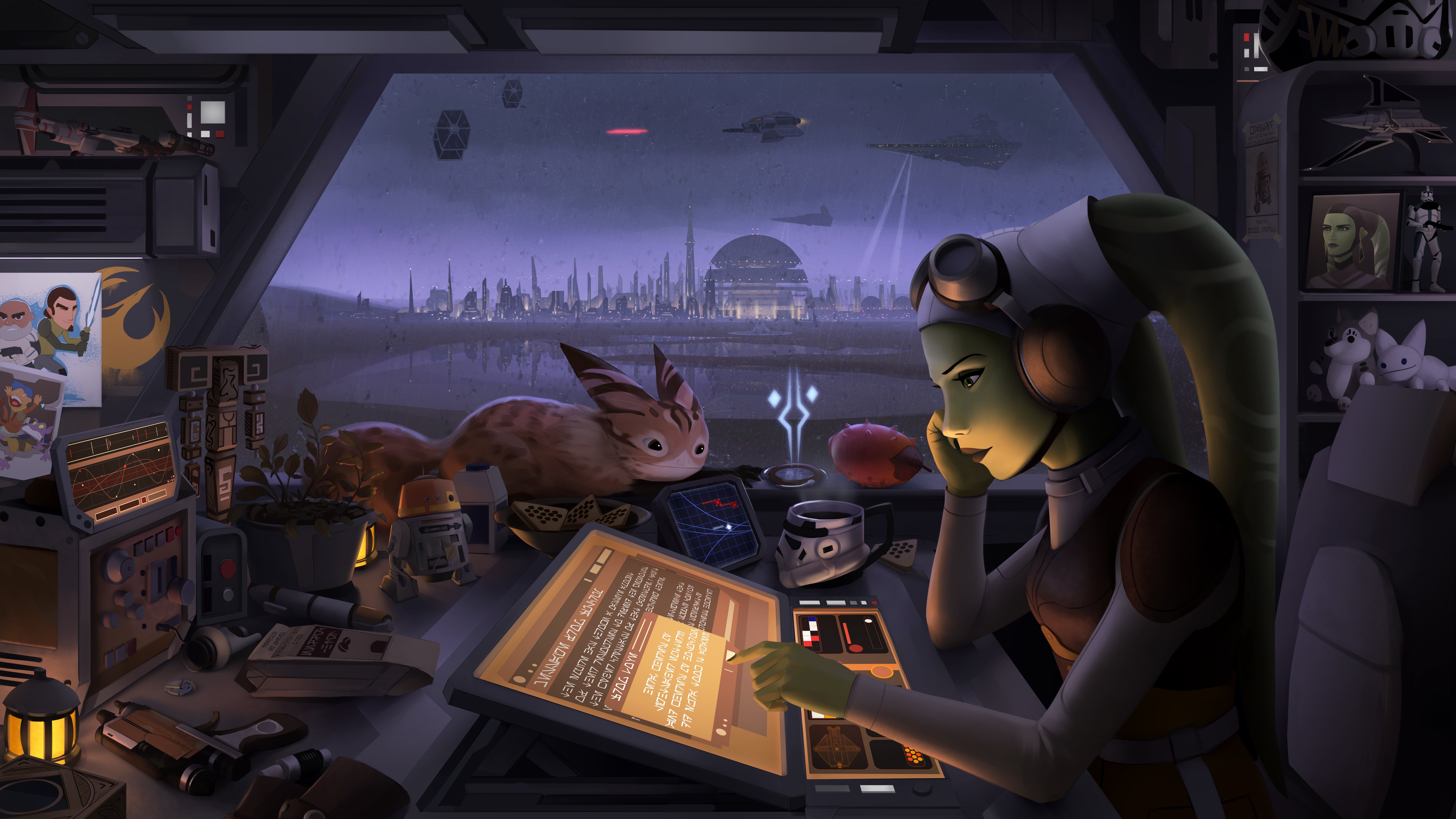 8192x4608 Painting of Lofi Hera