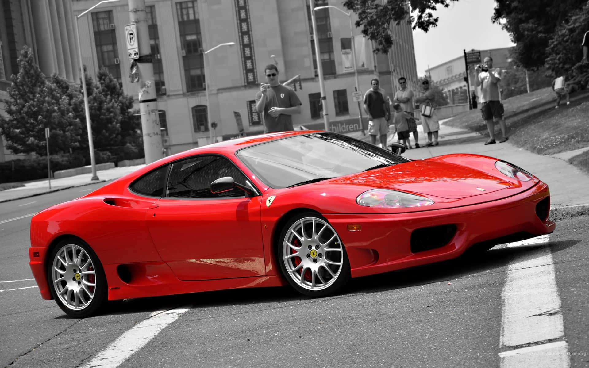 1920x1200 Download Stunning Ferrari 360 Modena in Action Wallpaper
