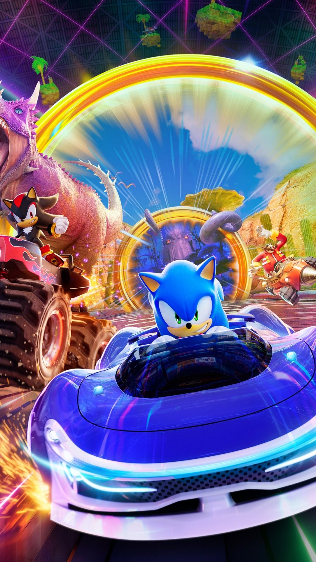 1080x1920 Sonic Racing: CrossWorlds Wallpaper 4K, Key Art, 2025 Games