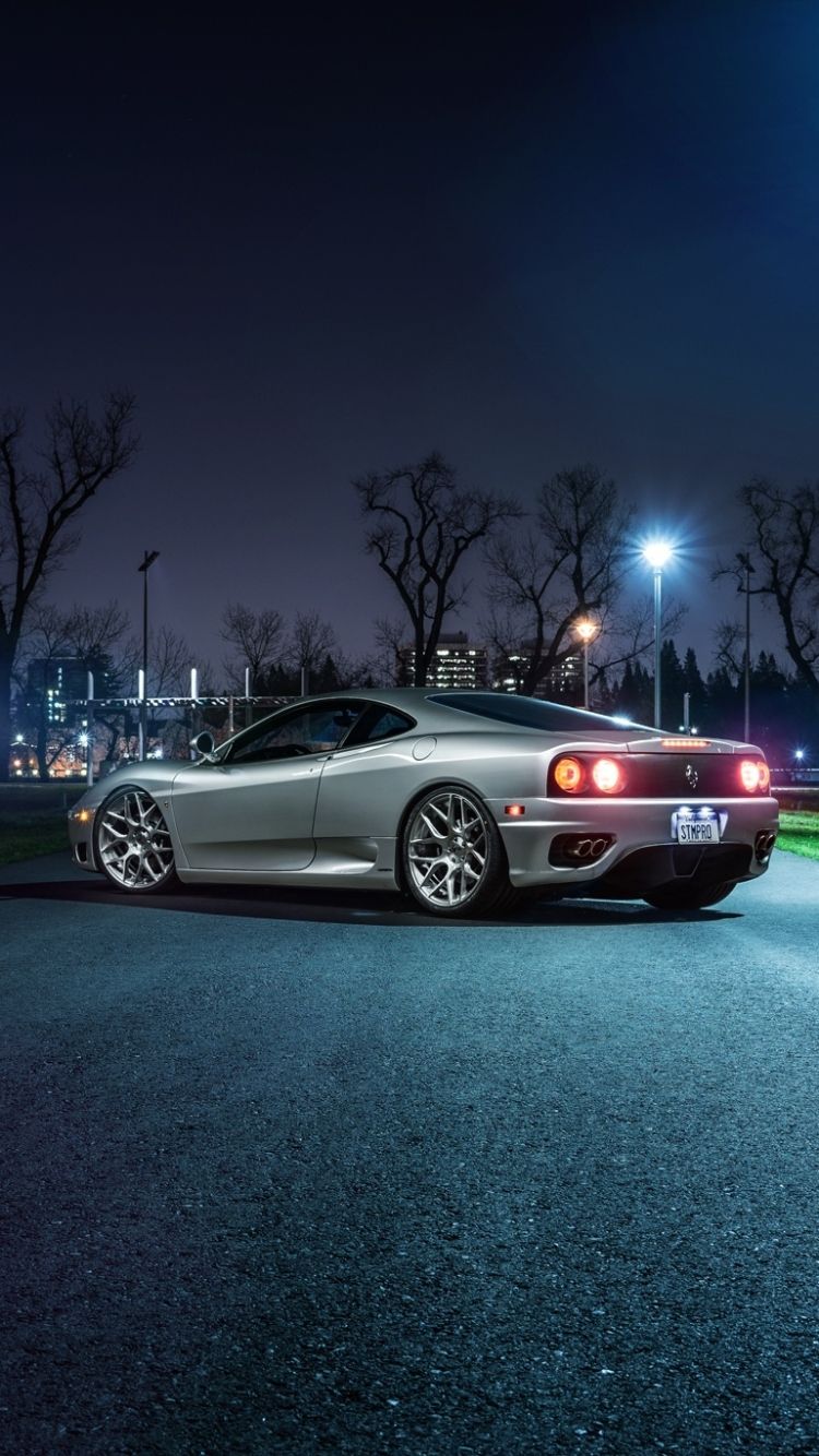 750x1334 Phone wallpaper: Ferrari 360 Modena, Vehicles, Ferrari, Supercar, Silver Car, Vehicle, Car 1126375