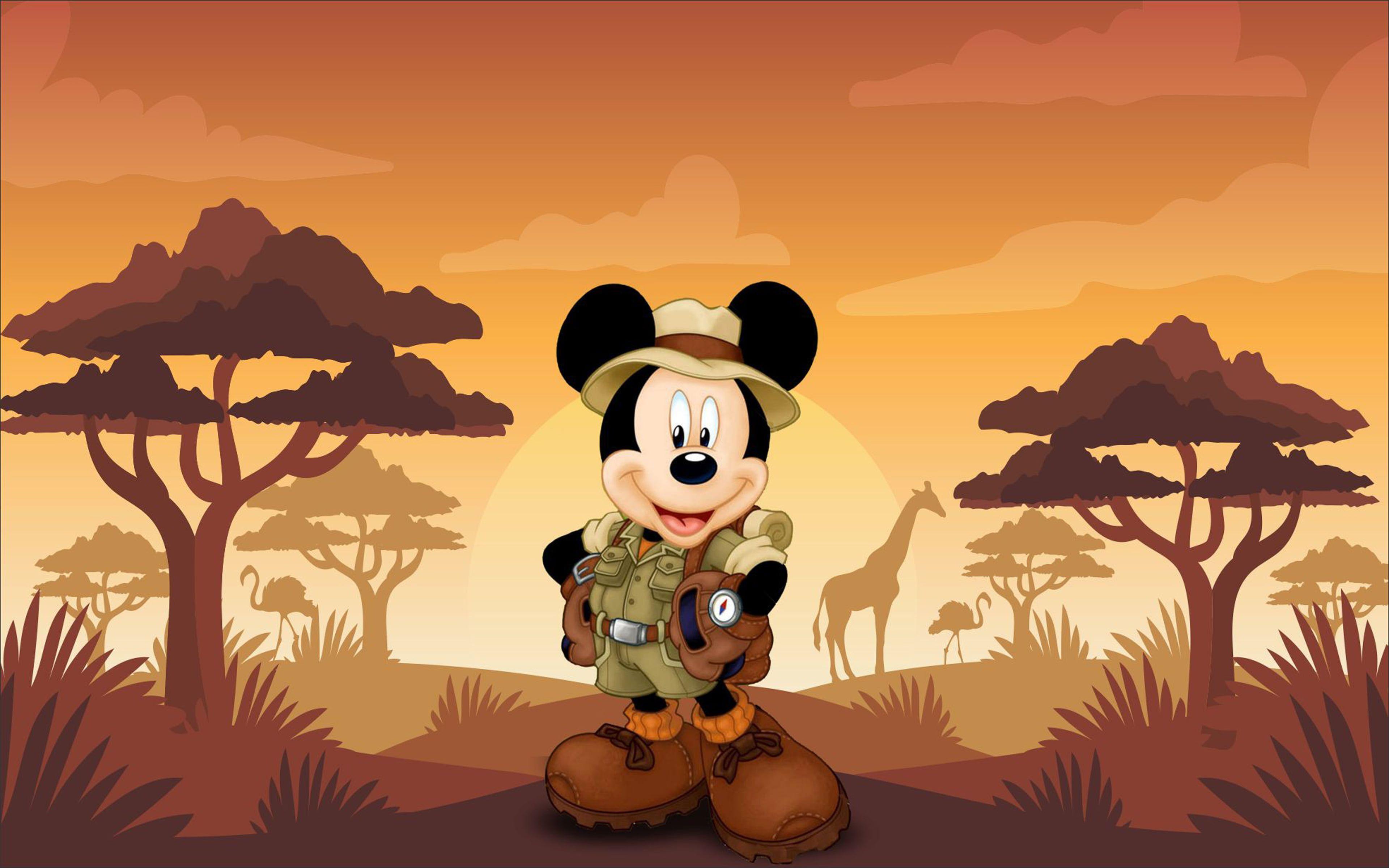 Mickey Safari Wallpapers - Top Free Mickey Safari Backgrounds -  WallpaperAccess