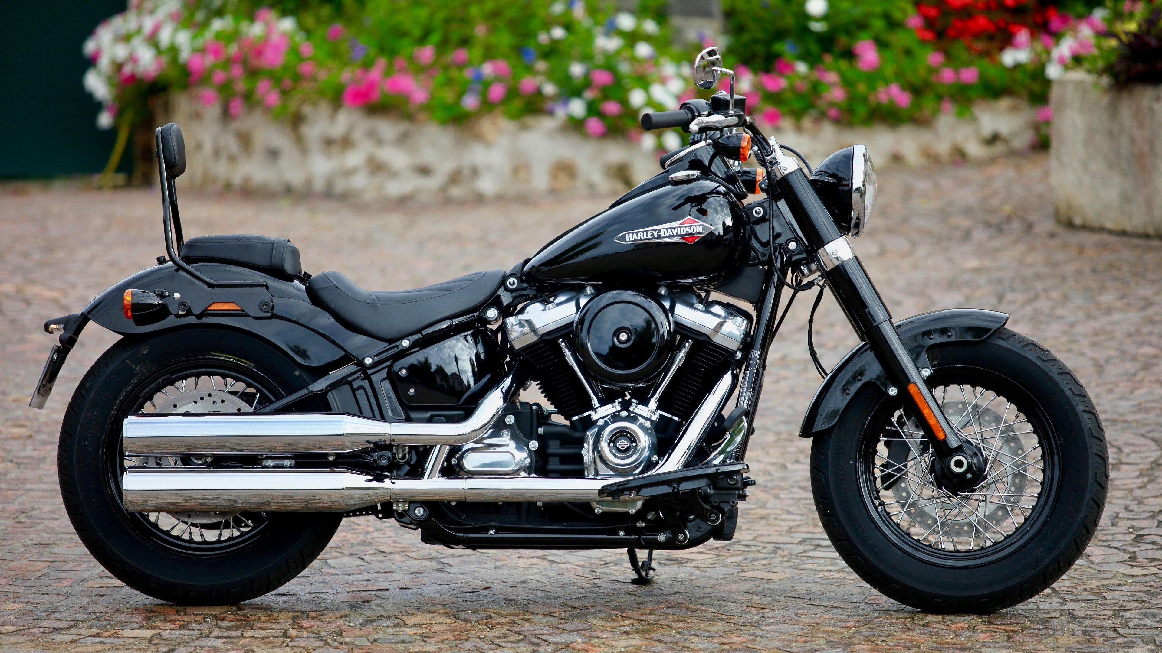 3840x2160 Harley Davidsons Softail 2018 Bike 4K Wallpaper