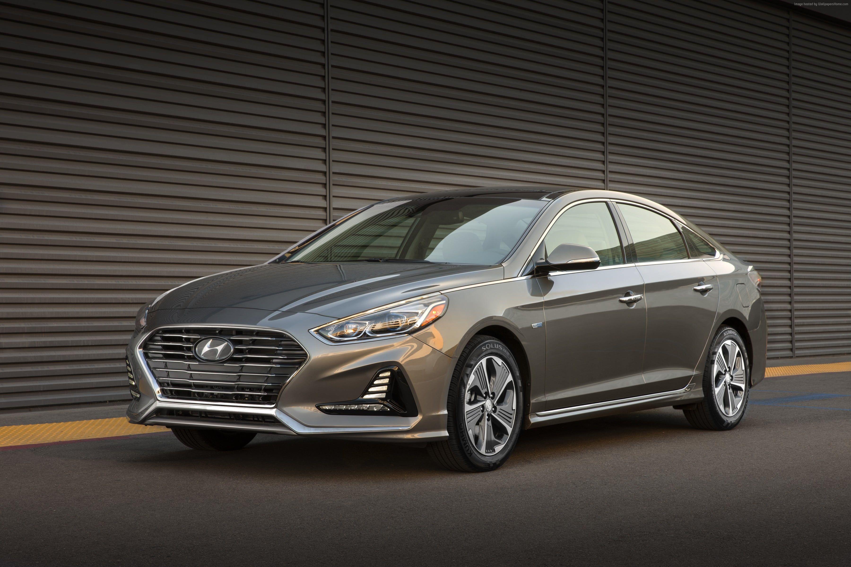 3600x2400 Gray Hyundai Accent sedan HD wallpaper