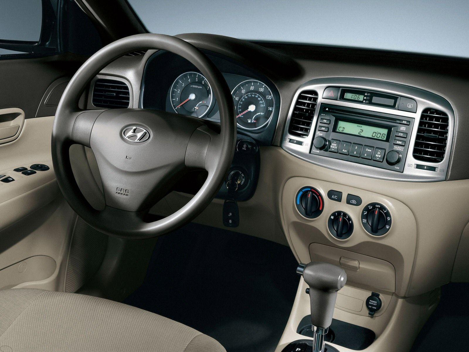1600x1200 Hyundai Accent Interior 2006 < Cars < Vehicles < Desktop Wallpaper