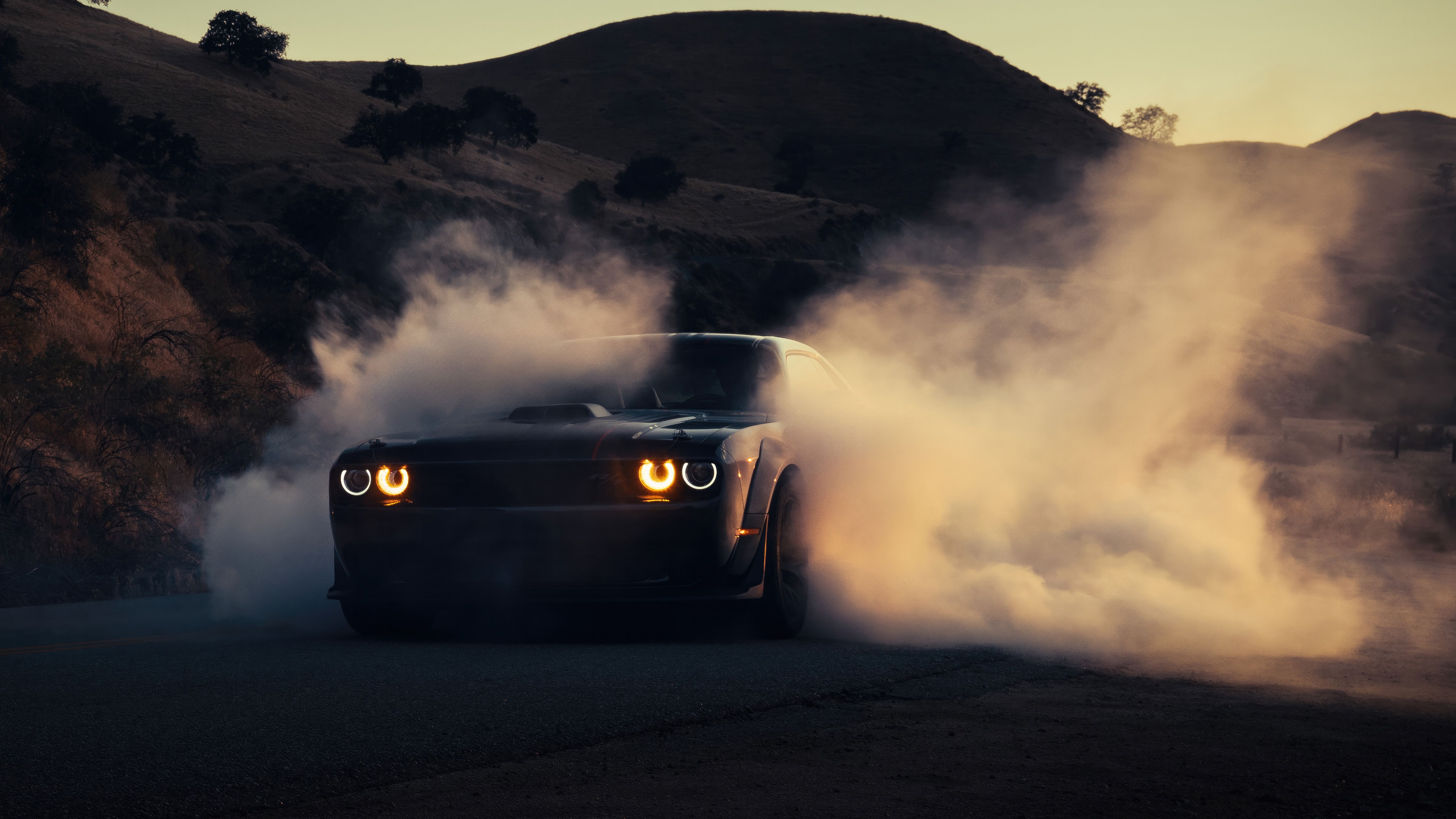 5120x2880 Dodge Challenger Drifting In Style Wallpaper, HD Cars Wallpaper, 4k Wallpaper, Image, Background, Photos and Picture