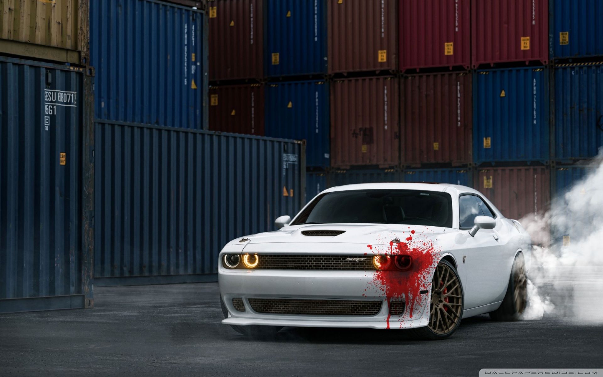 1920x1200 Car Effect Dodge Challenger 4K UHD Wallpaper for UltraHD Desktop and TV : Widescreen and UltraWide Display