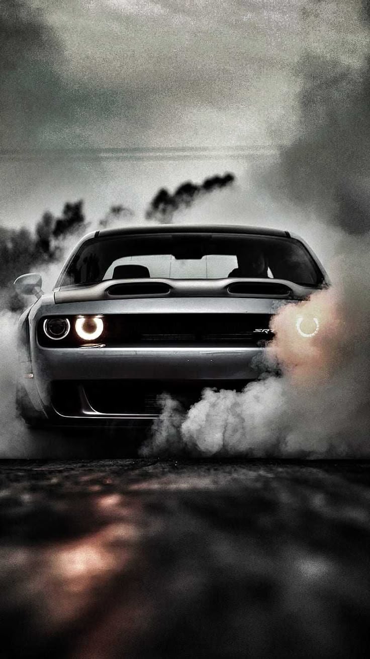 736x1308 Dodge Challenger Hellcat Wallpaper