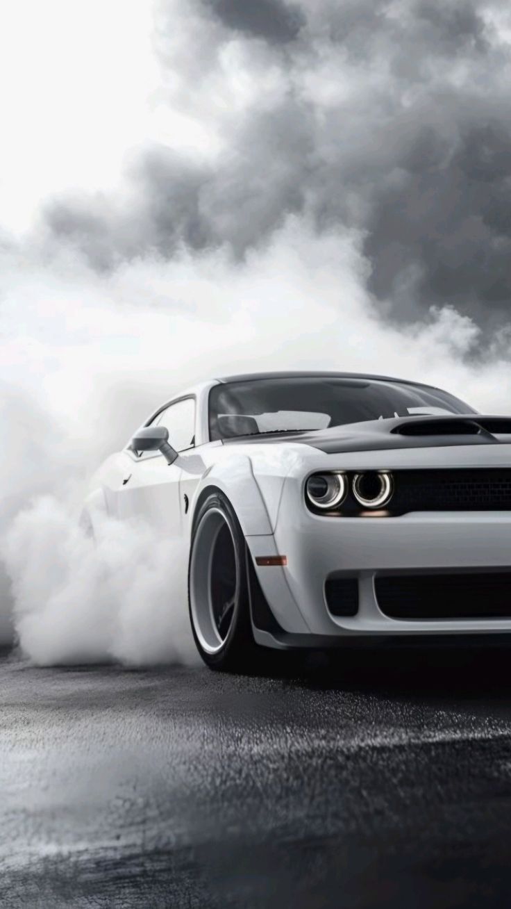 736x1308 Обои. Dodge challenger, Good looking cars, Car wallpaper