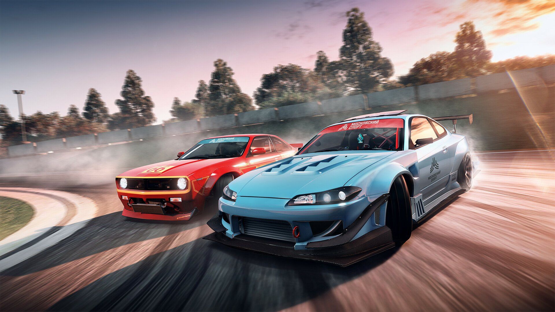 1920x1080 HD Wallpaper: Toyota Supra vs Dodge Challenger Race in GTA V