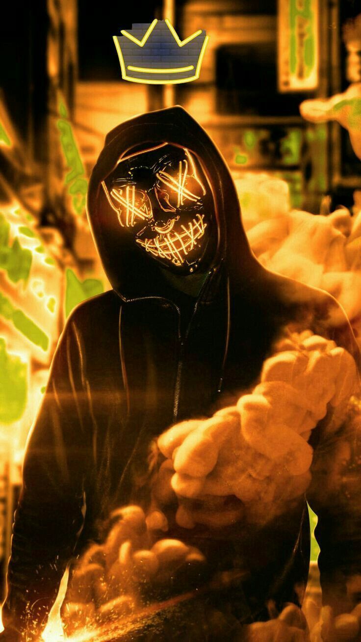 Masked Led Guy Led Man Wallpapers - Top Free Led Man Backgrounds - WallpaperAccess