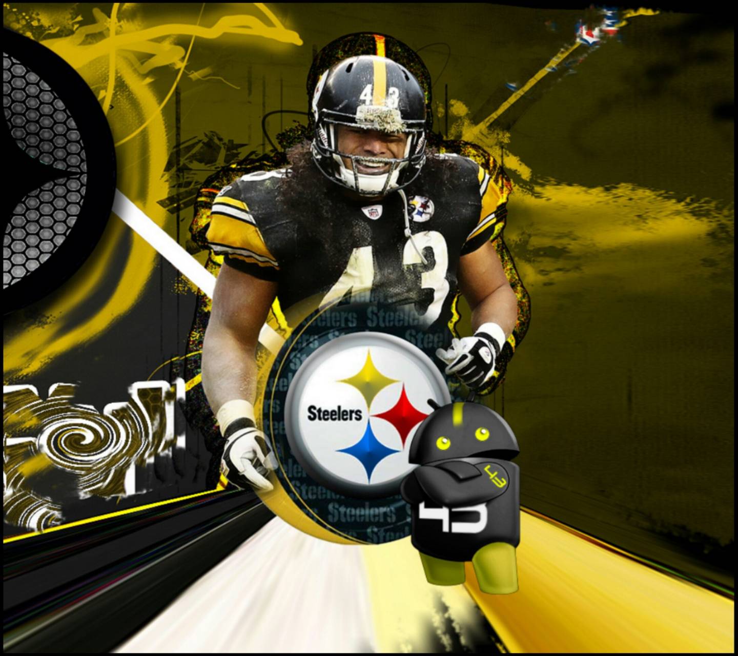 Download NFL Superstar Troy Polamalu Wallpaper