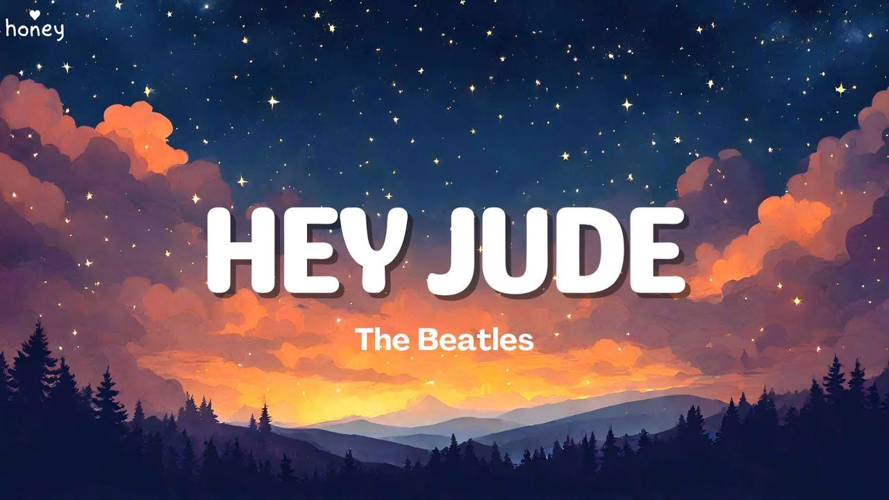1280x720 Hey Jude BEATLES (Lyrics)