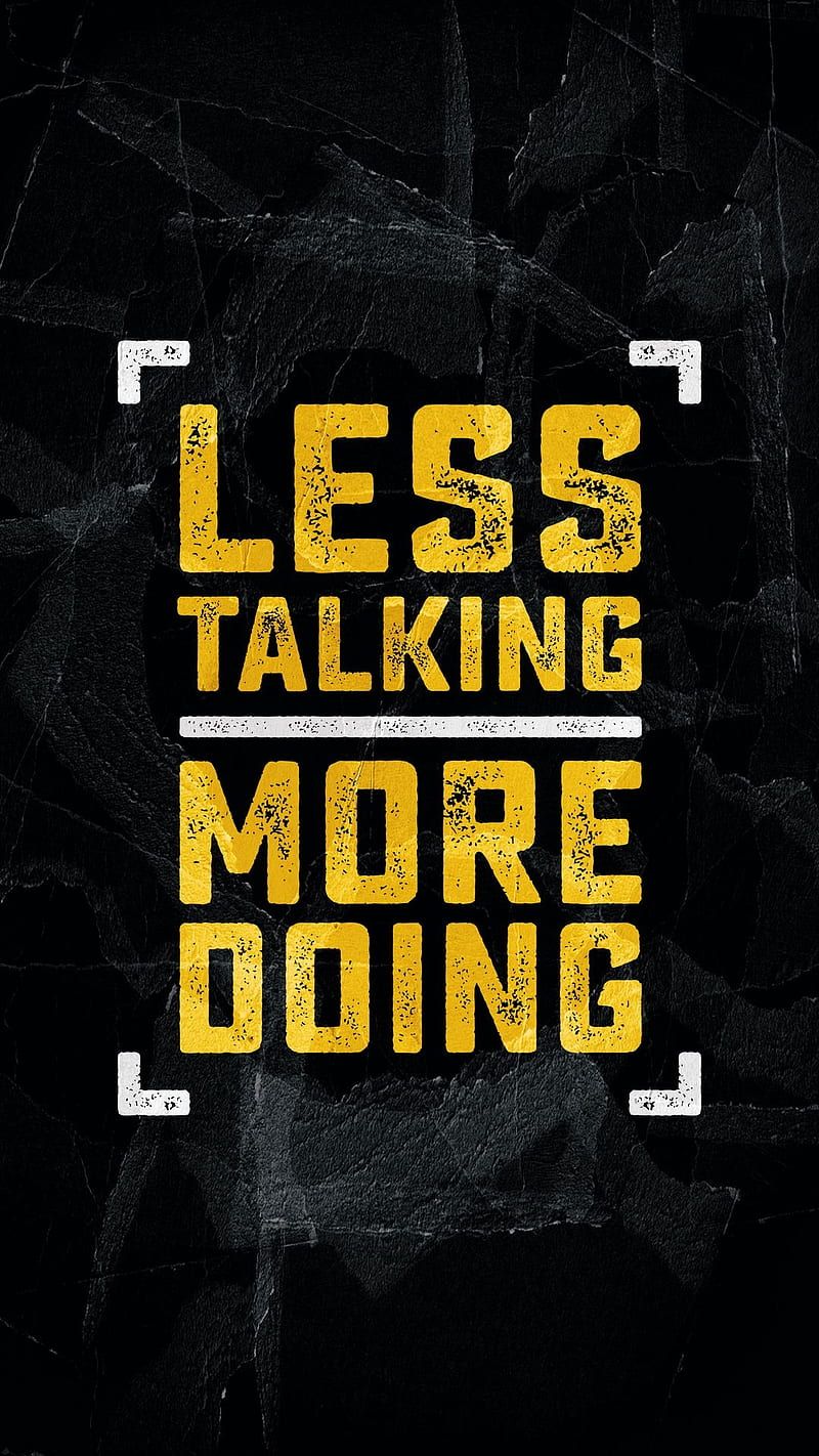 800x1422 Talking, less, sayings, words, yellow, HD phone wallpaper