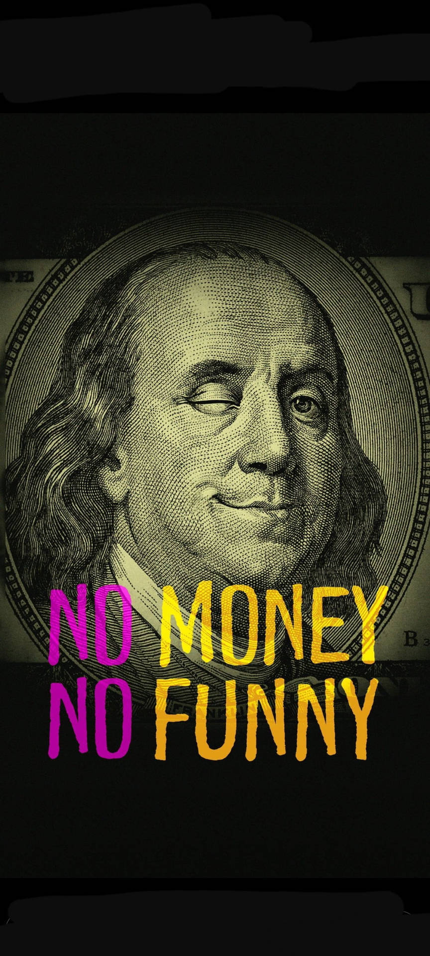 864x1920 Download No Money No Funny iPhone Wallpaper