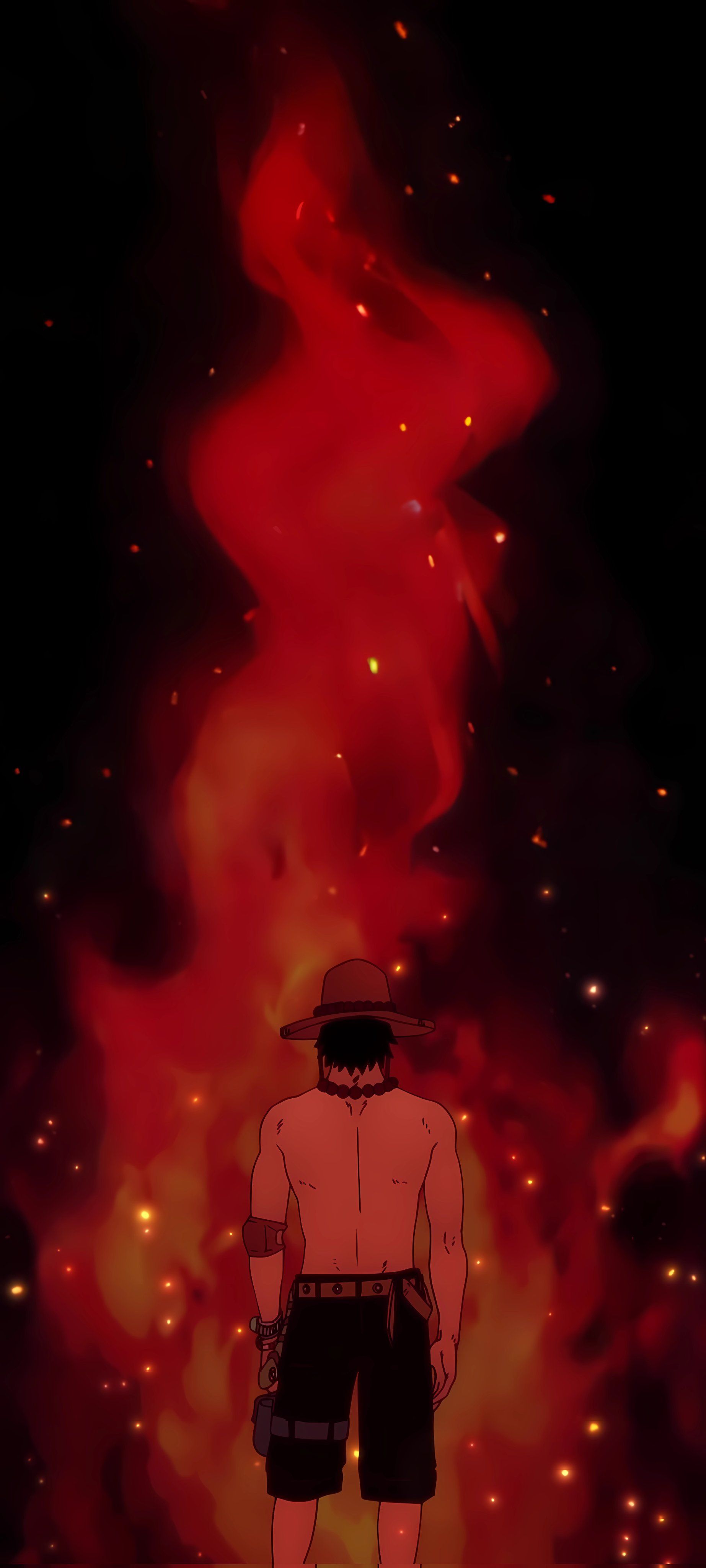 1845x4096 REST on X: #ONEPIECE1134 Ace 4k #Wallpaper / X