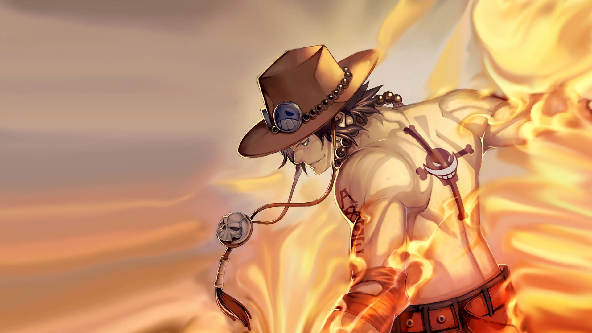 1920x1080 Download A Pioneering Spirit D. Ace Of One Piece Wallpaper
