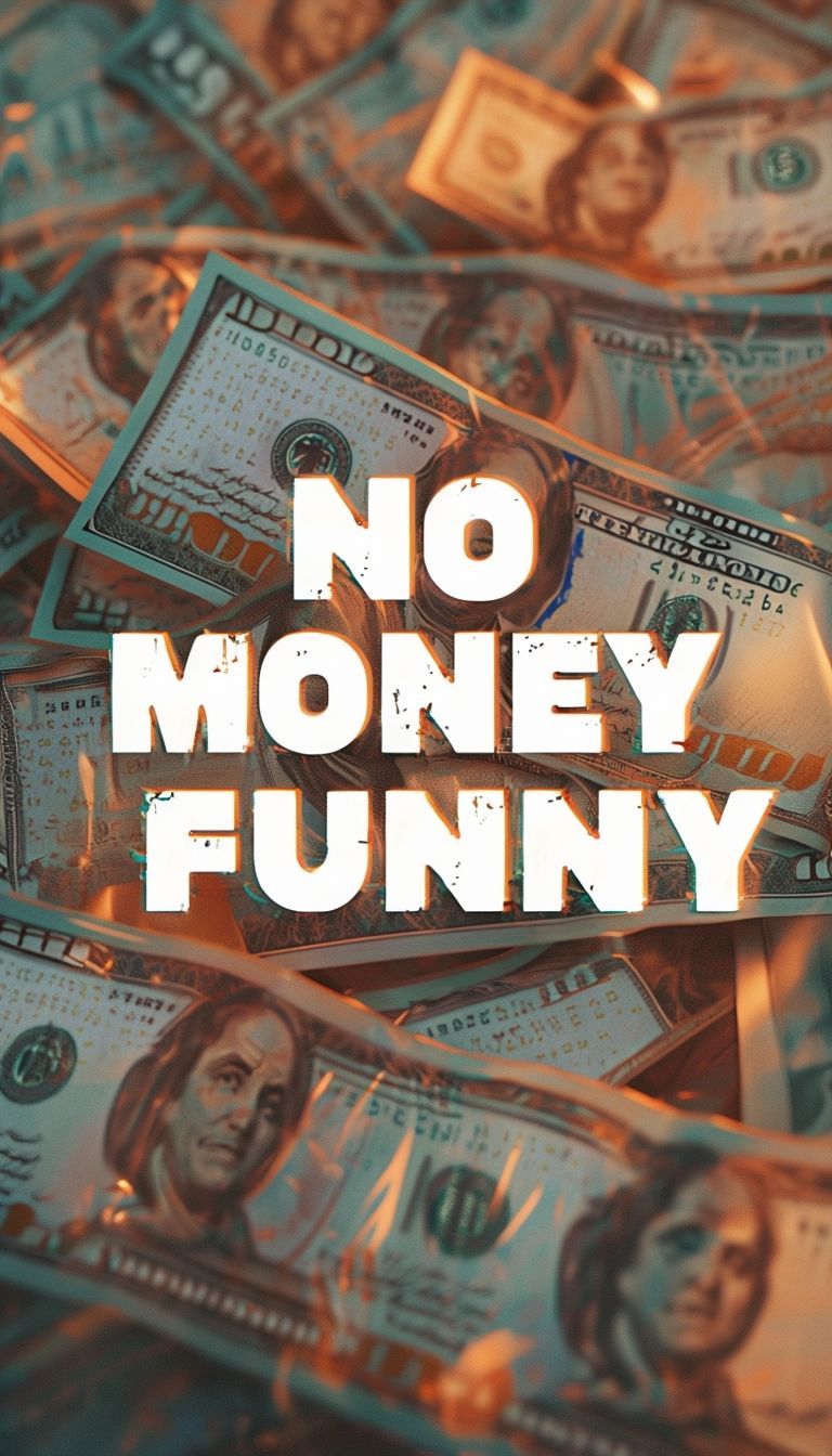 768x1344 Comedic Distress No Money No Honey Meme Illustration