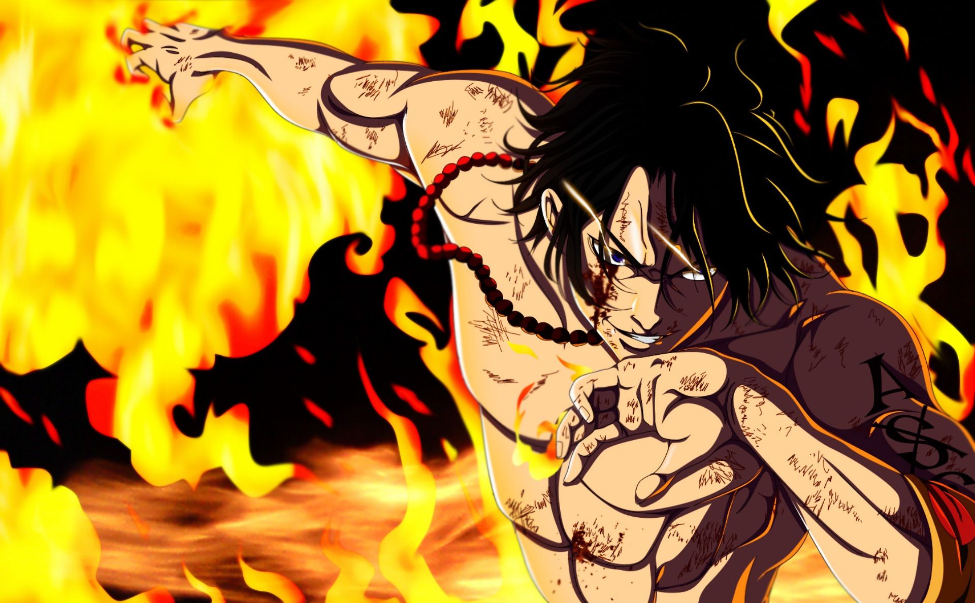1920x1188 Portgas D. Ace, HD Wallpaper