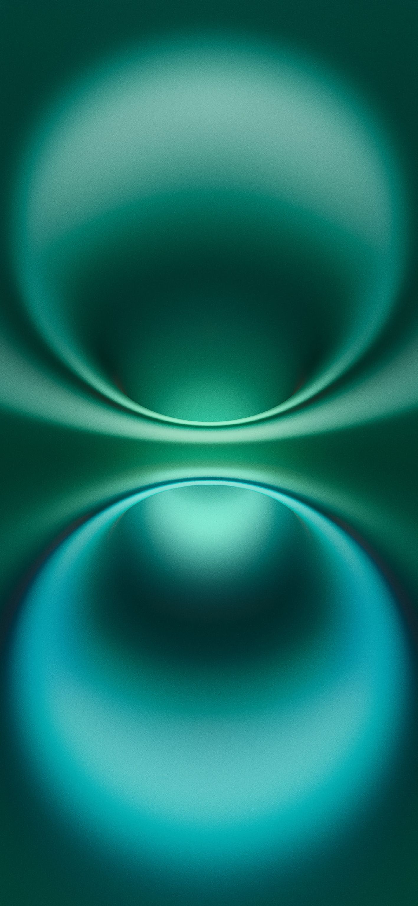 1417x3072 iPhone 16 Wallpaper, Teal