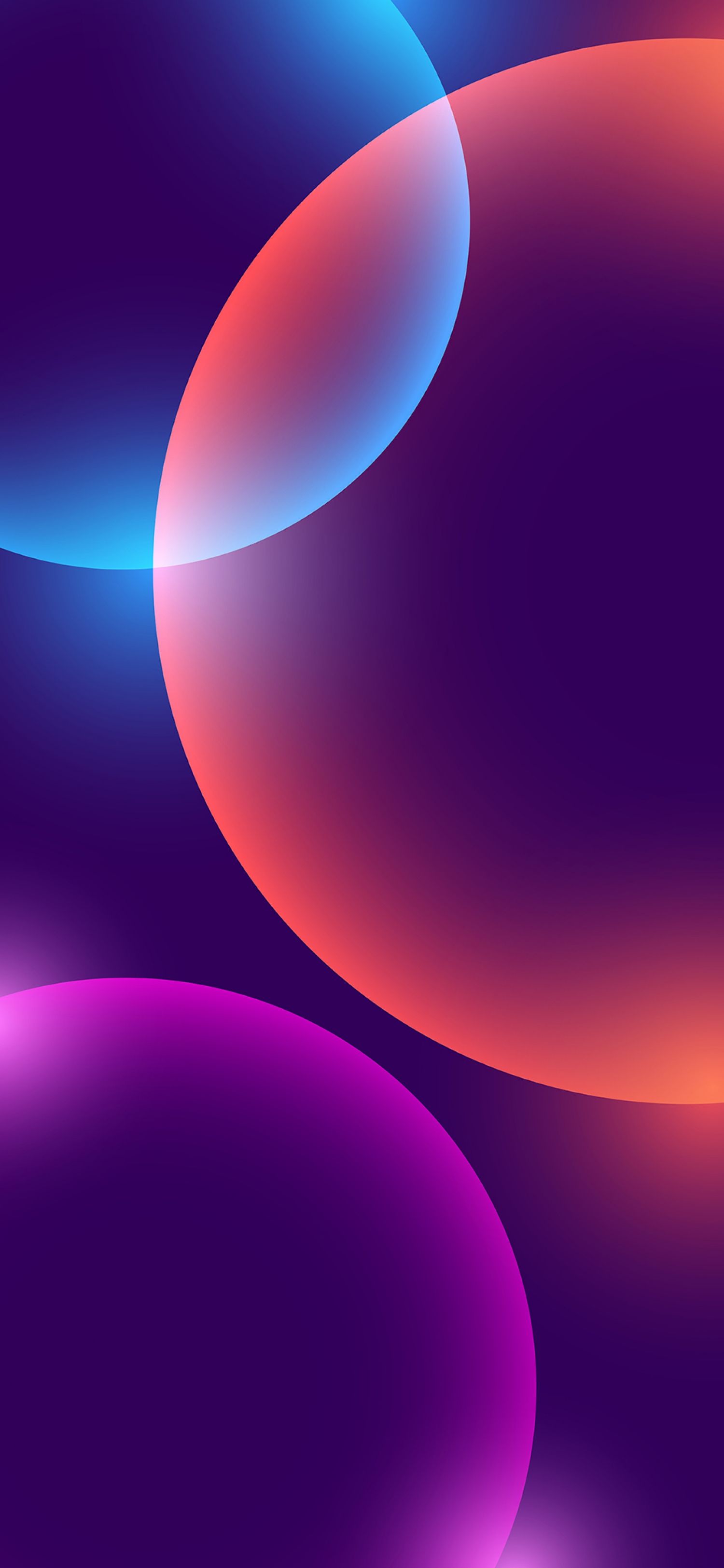 1500x3250 Circular Gradient Circles Bubbles IPhone 16 Pro Max 4K 5K 6K